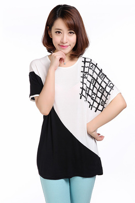 2014.5.8 別有天夏季新款簡單T恤 661 - 別有天 - T恤 四季青服裝批發網